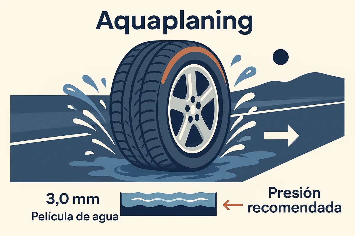 Aquaplaning: qué es, cómo evitarlo y qué neumáticos lo frenan mejor